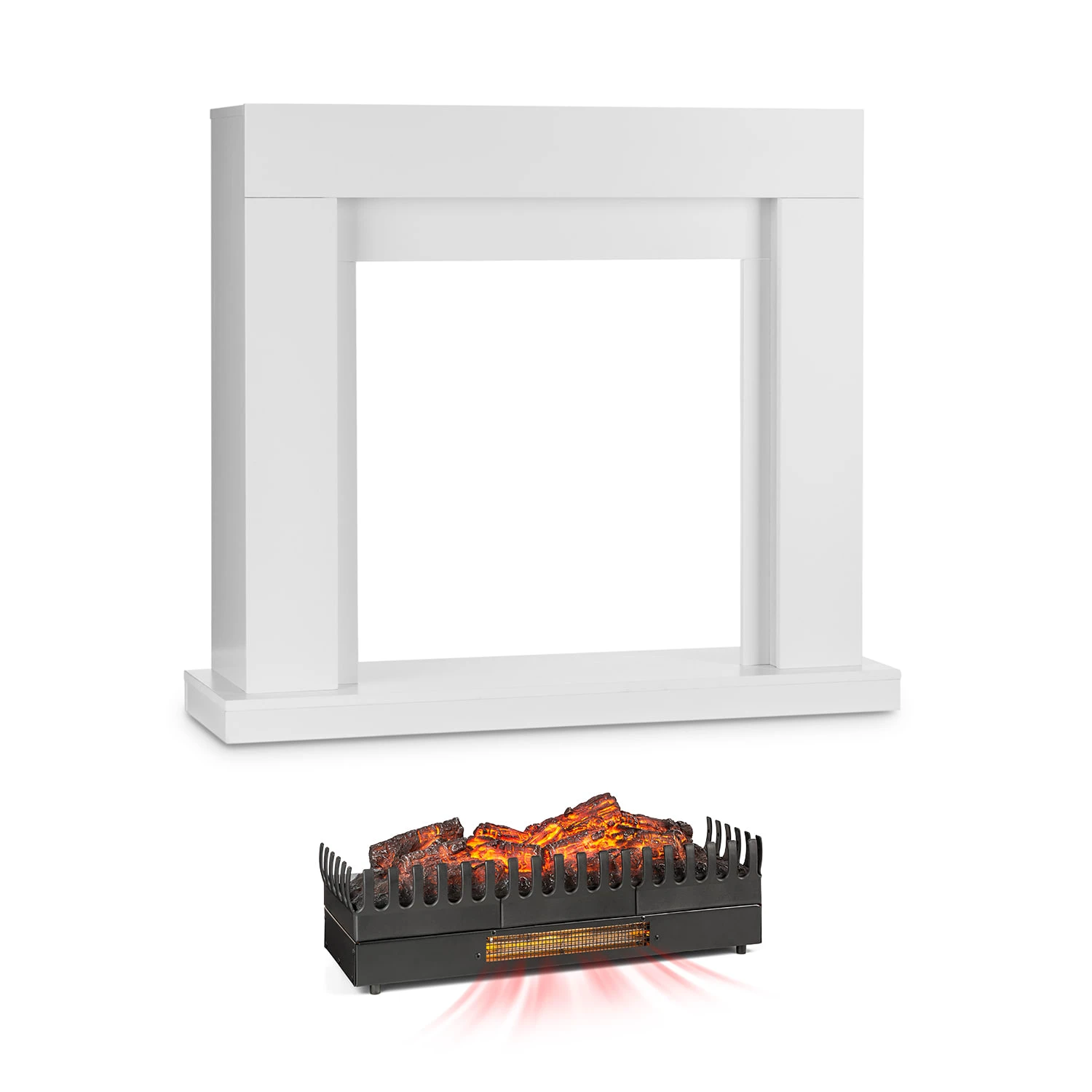 Studio Frame Kamingehäuse + Kamini FXL Kamineinsatz 2000W MDF Modernes Design 1 Studio Frame Kamingehäuse + Kamini FXL Kamineinsatz 2000W MDF Modernes Design