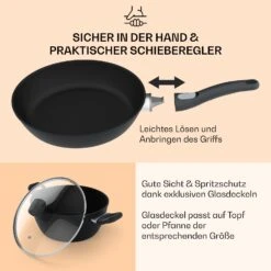 Noto Endurance Topf- Und Pfannenset Geschmiedetes Aluminium Ergonomische Griffe Glasdeckel Filz 15 Noto Endurance Topf- Und Pfannenset Geschmiedetes Aluminium Ergonomische Griffe Glasdeckel Filz -Haushaltsgeräte Geschäft 60003055 de 0007 usp