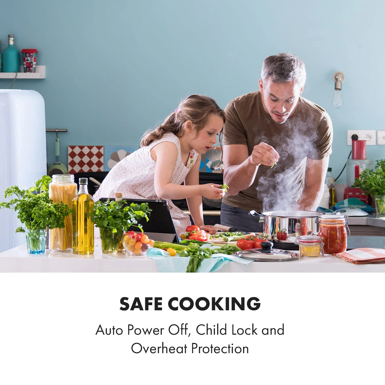 Delicatessa 60 Induktionskochfeld 4 Zonen 7000W Timer Weiß 10 Delicatessa 60 Induktionskochfeld 4 Zonen 7000W Timer Weiß – Bild 10